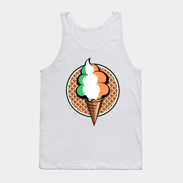 Flag of Ireland funny ice cream Tank Top by mailboxdisco